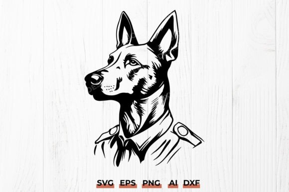 Belgian Malinois Soldier Military SVG Review