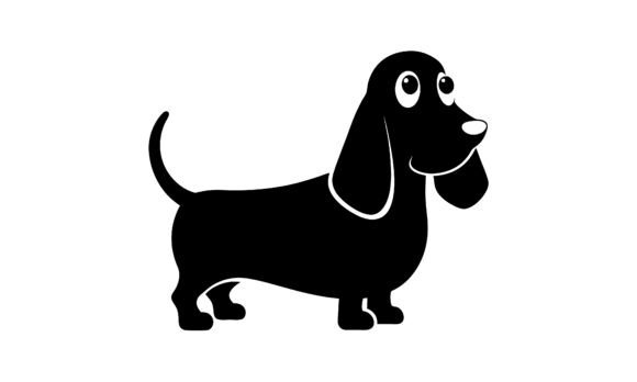 Black Dachshund Dog Silhouette Review