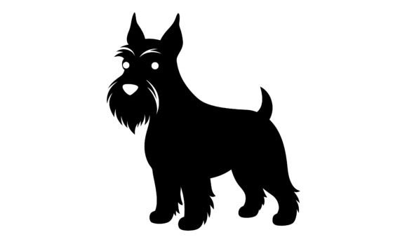Black Schnauzer Silhouette