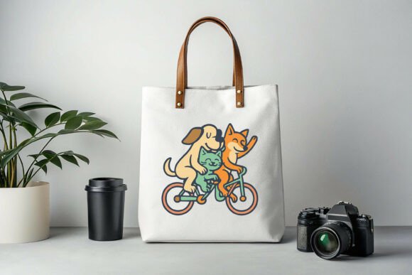 Cartoon Dog, Cat, and Fox Riding Review