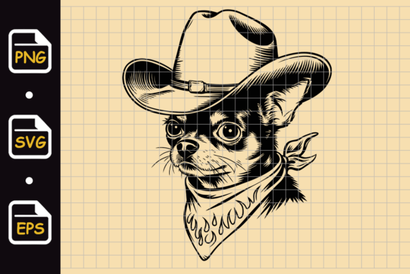 Cowboy Chihuahua Dog Vintage Embroidery Review
