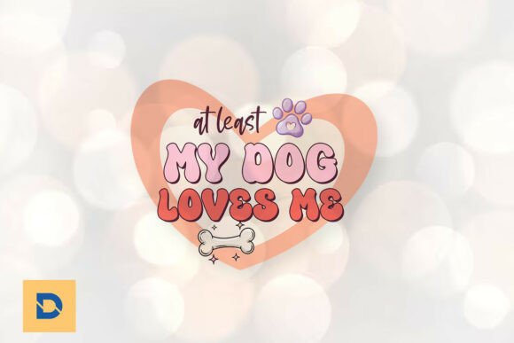 Cute My Dog Loves Me Heart PNG Review