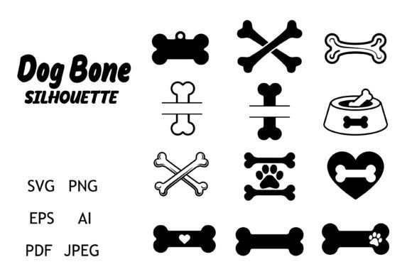 Dog Bone Clipart Pet Icons Review