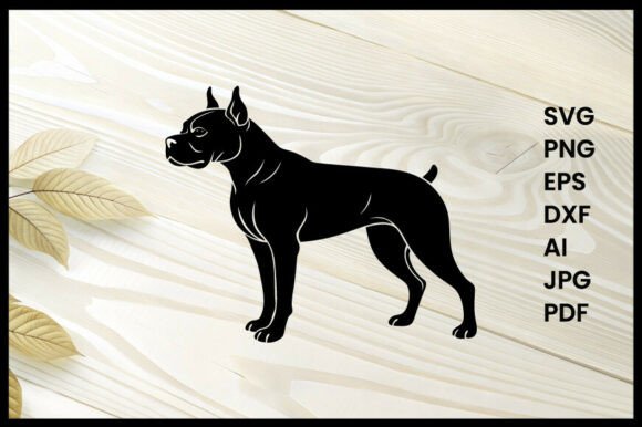 Dog Silhouette Vector Illustration Review
