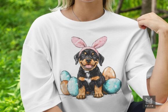 Easter Rottweiler Dog Sublimation Review