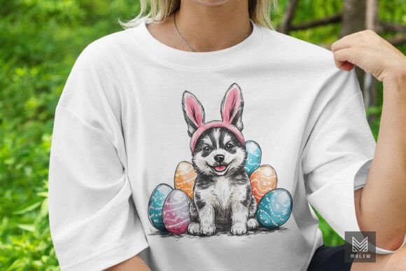 Easter Siberian Husky Dog Sublimation Review