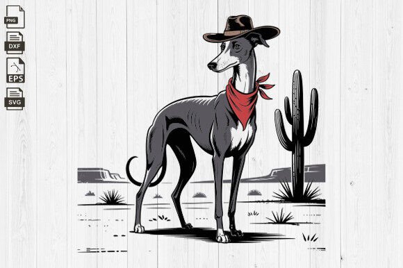 Greyhound Whippet Vintage Embroidery Design Review