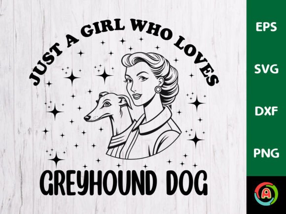 Just a Girl Who Loves Greyhound Dog Embroidery Review