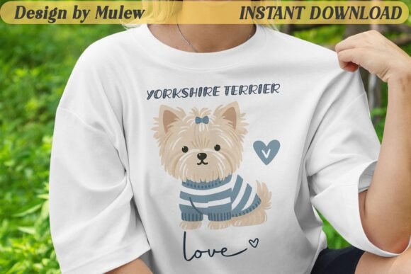 Minimalist Yorkshire Terrier Dog PNG Review