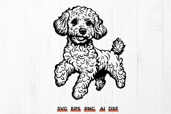 Playful Poodle SVG DXF Design Review