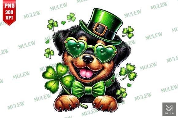 St Patrick’s Day Rottweiler Dog PNG Review
