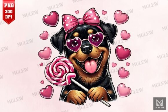 Valentine Rottweiler Dog Embroidery Design Review