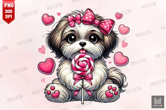 Valentine Shih Tzu Dog Embroidery Design Review